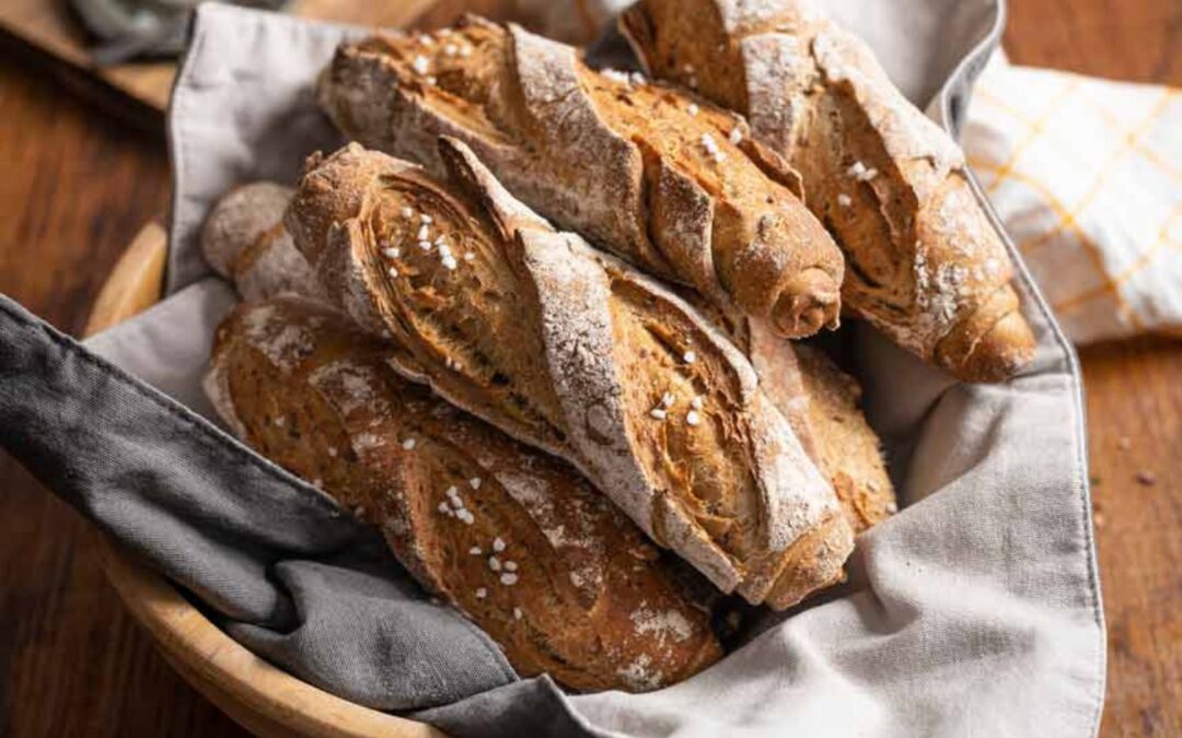 Kornspitz selber backen – Vollkornbrötchen mit Körnern