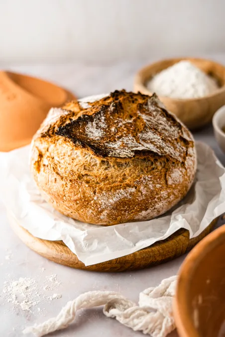 Dinkel Sauerteig Brot