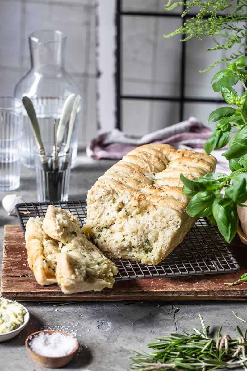 Faltbrot aus dem Römertopf