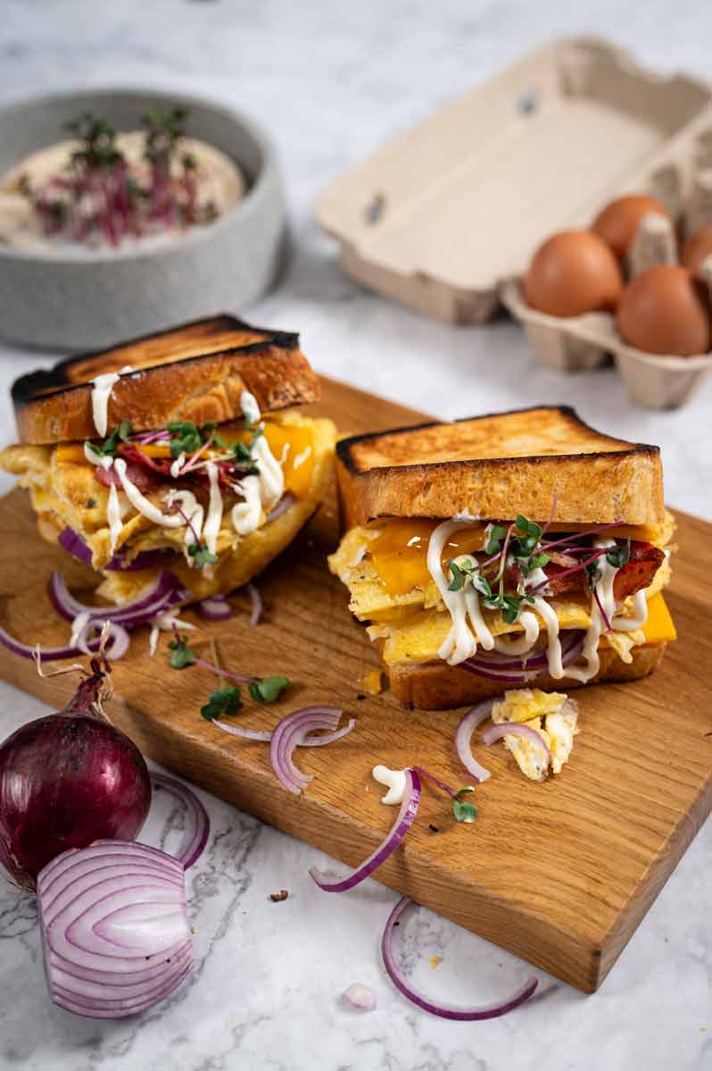 Egg Drop Sandwich Rezept