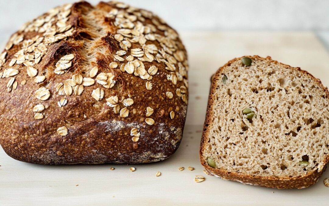 Weizen-Dinkel-Mischbrot mit Kürbiskernen | Rezept & Anleitung
