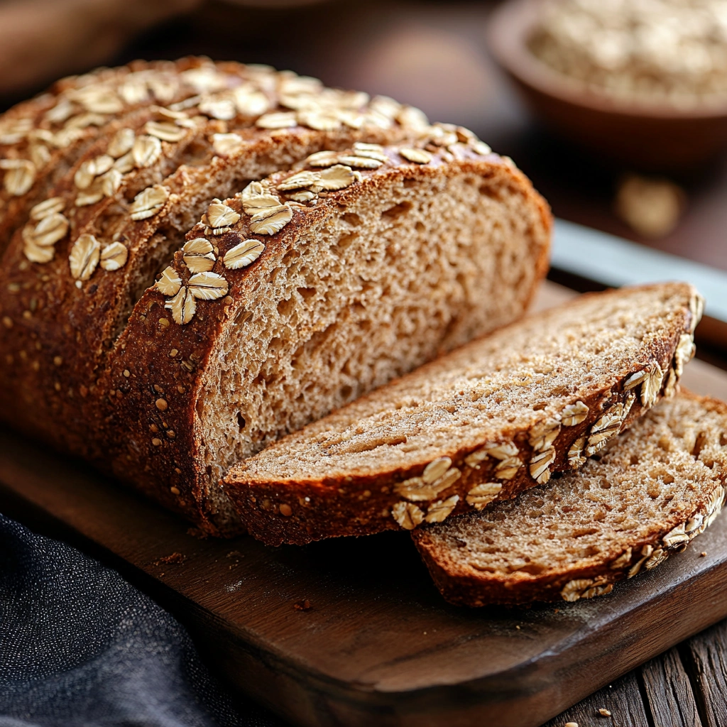 Haferflocken-Vollkornbrot