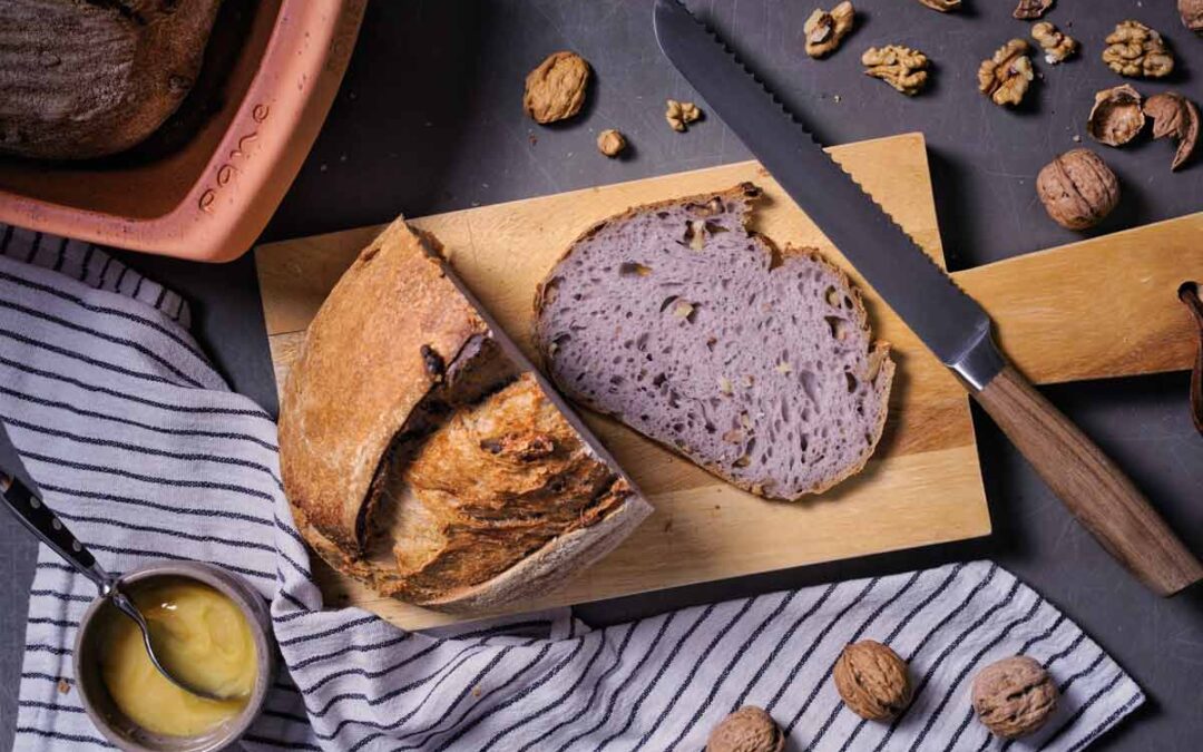 Honig Walnuss Kruste – Einfaches Brot für jede Backform