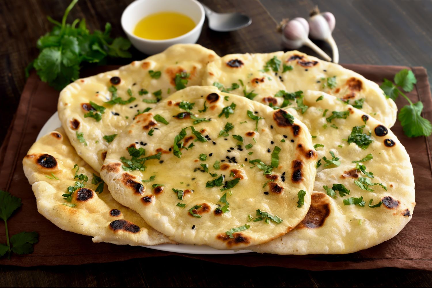 Naan-Brot Rezept: Fluffiges Fladenbrot einfach selbst backen