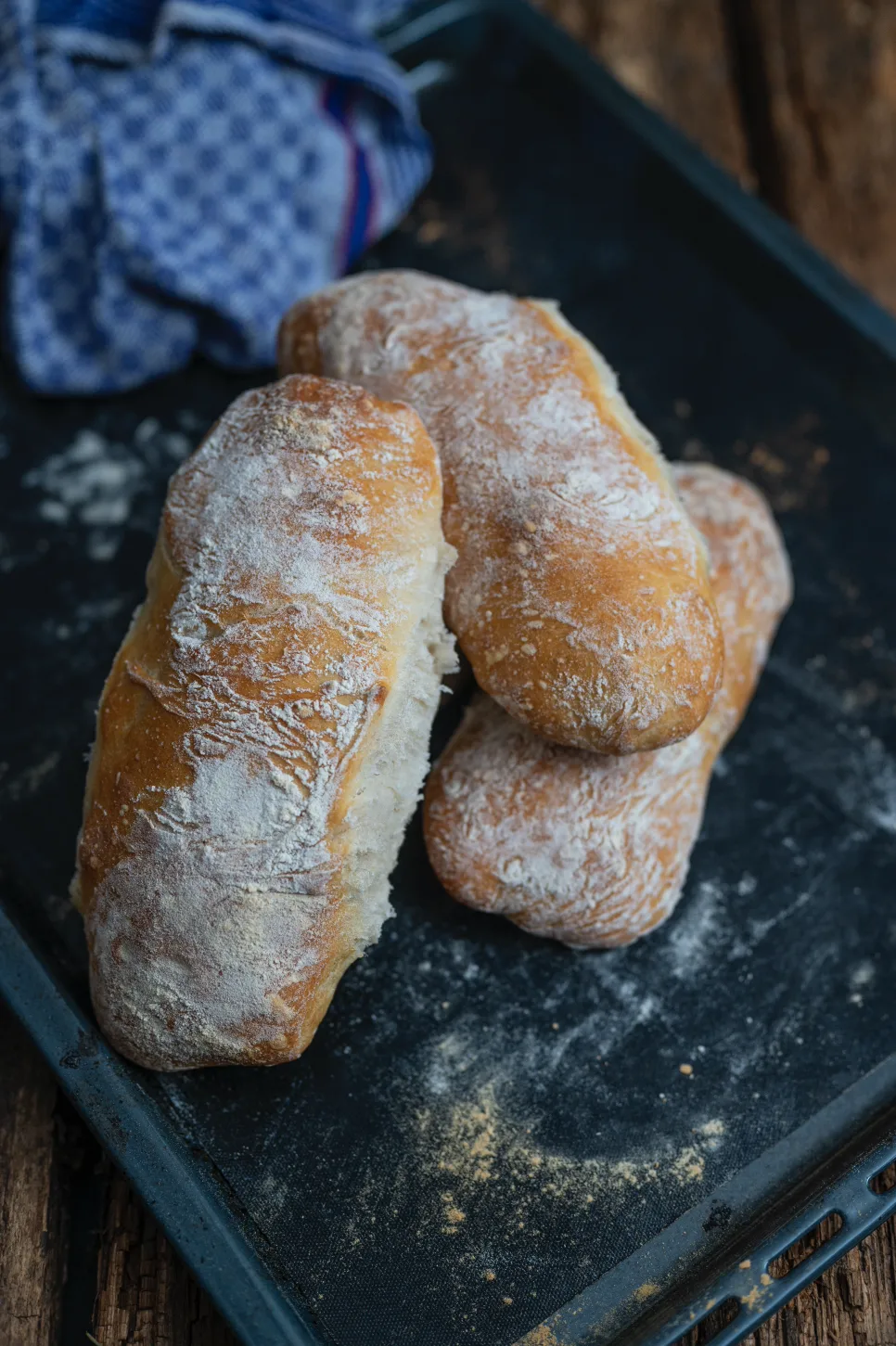 Sauerteig Ciabatta Baguettes