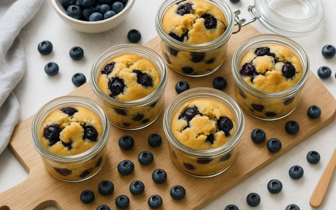 Blaubeer Muffins im Glas – saftig, haltbar & einfach