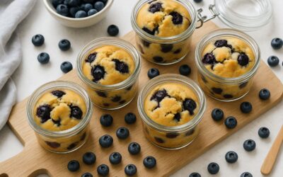 Blaubeer Muffins im Glas – saftig, haltbar & einfach