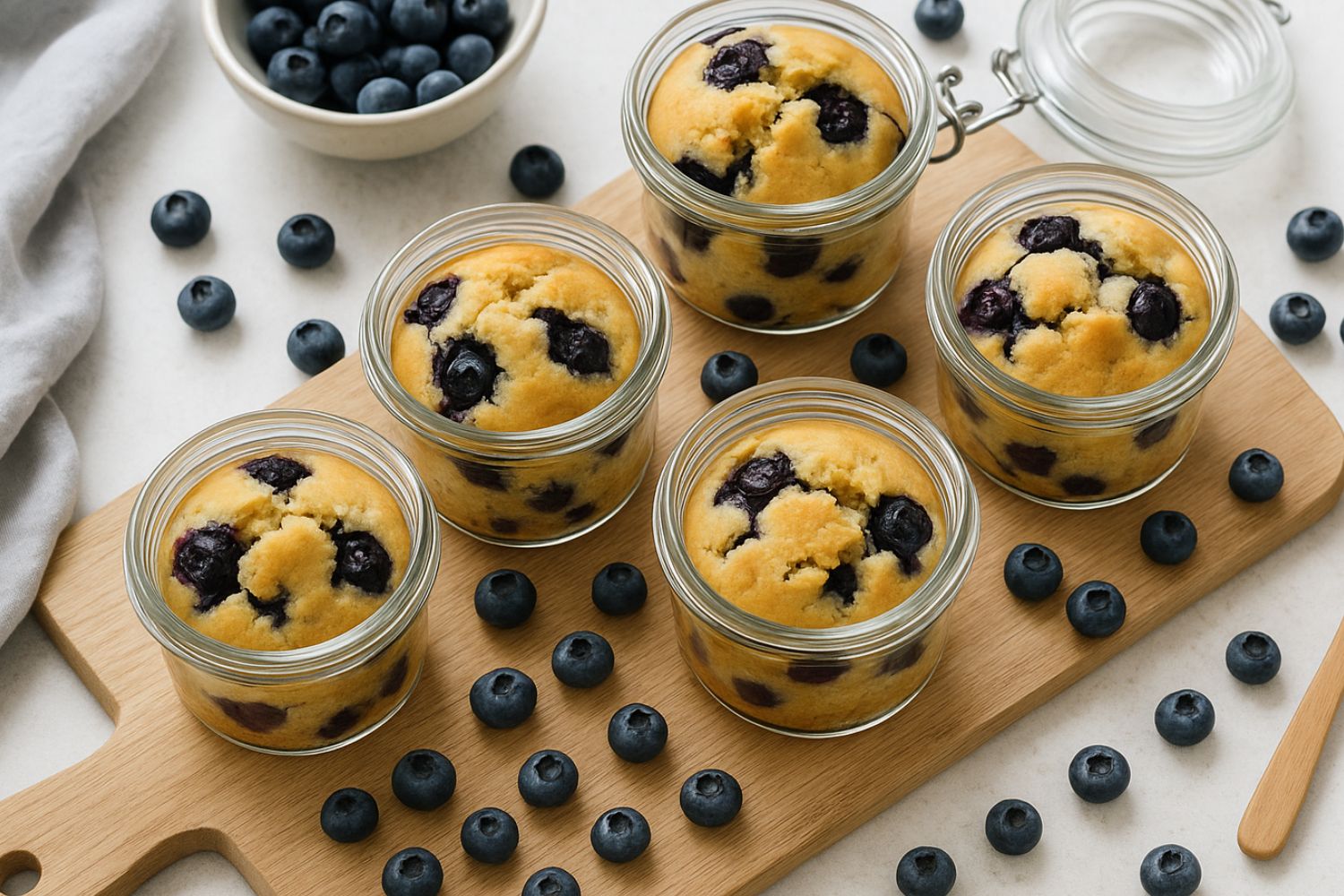 Blaubeer Muffins im Glas – saftig, haltbar & einfach