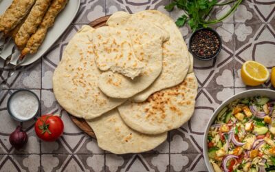 Arabisches Fladenbrot (Chubz) – Rezept aus der Pfanne