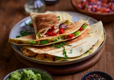 Chicken Quesadillas Rezept – Einfach & würzig mit Käse
