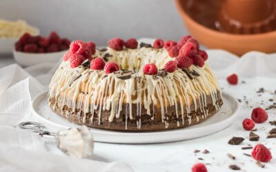 Himbeer-Donauwellen-Kranz – Einfach & Saftig backen