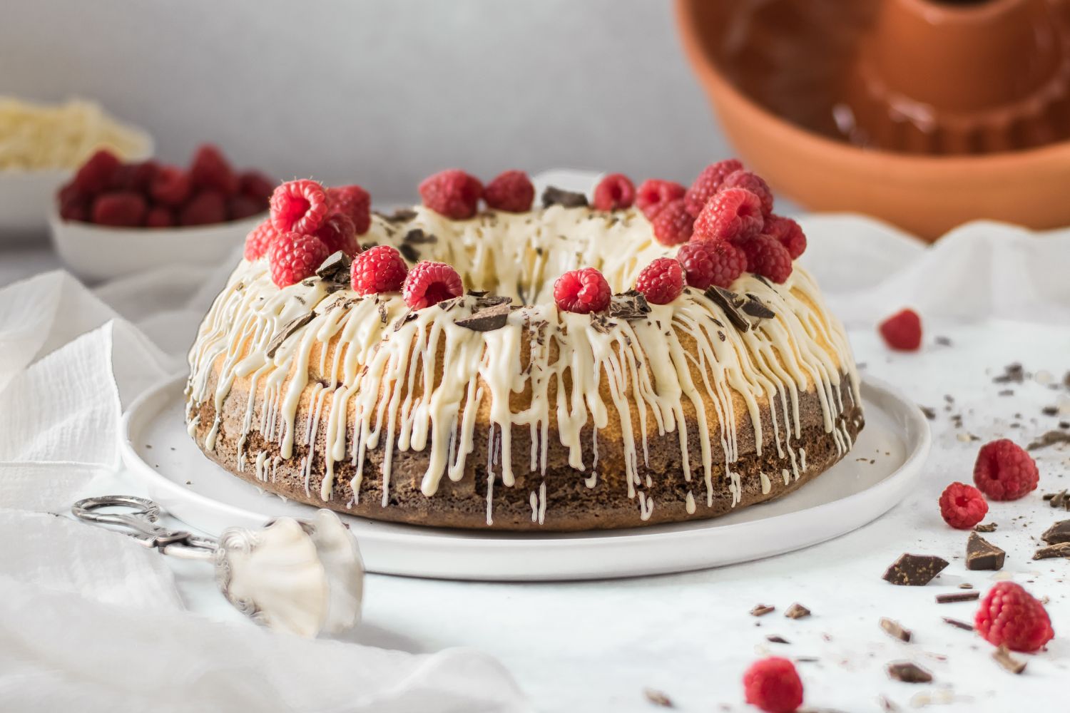 Himbeer-Donauwellen-Kranz – Einfach & Saftig backen