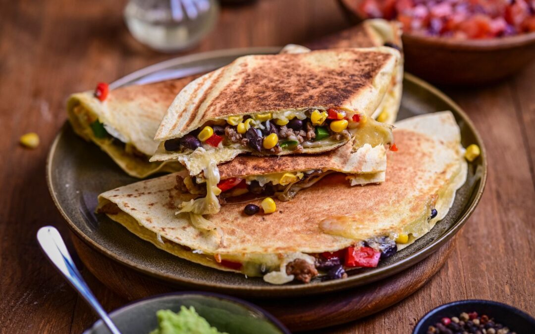 Quesadillas mit Rinderhack & Käse – Schnell & Herzhaft