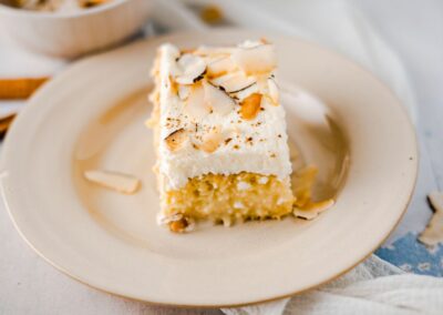 Kokos Tres Leches Kuchen – extrem saftig & sommerlich